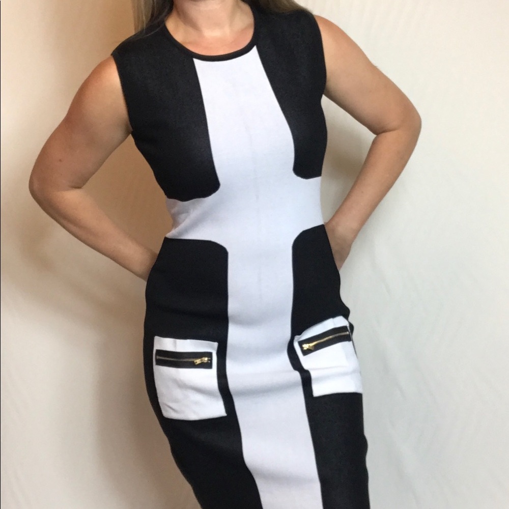 Aryeh brand color block dress